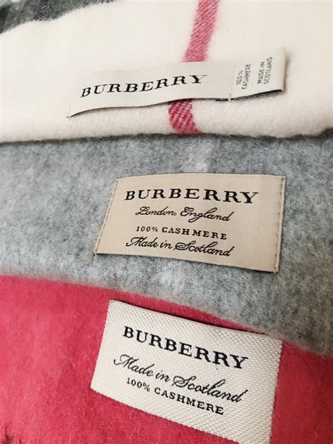 vintage burberry tag|authentic burberry scarves.